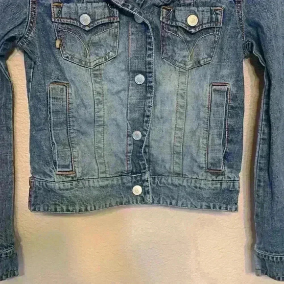 Unionbay Jean Jacket sz S preppy 90s y2k fall winter academia teacher casual - Picture 5 of 9